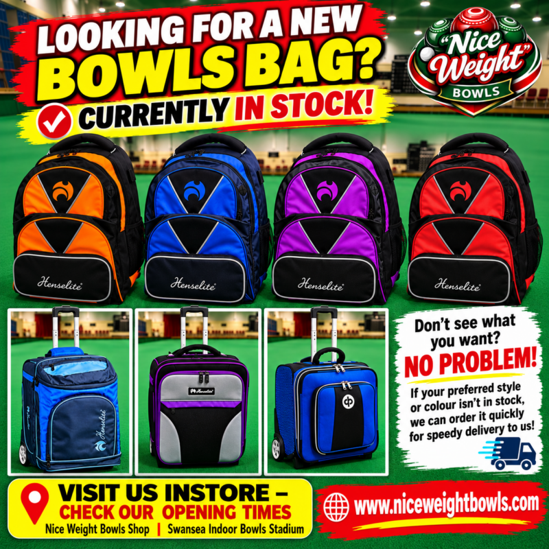 ๐ Bowls Bags in Stock at Nice Weight Bowls๐